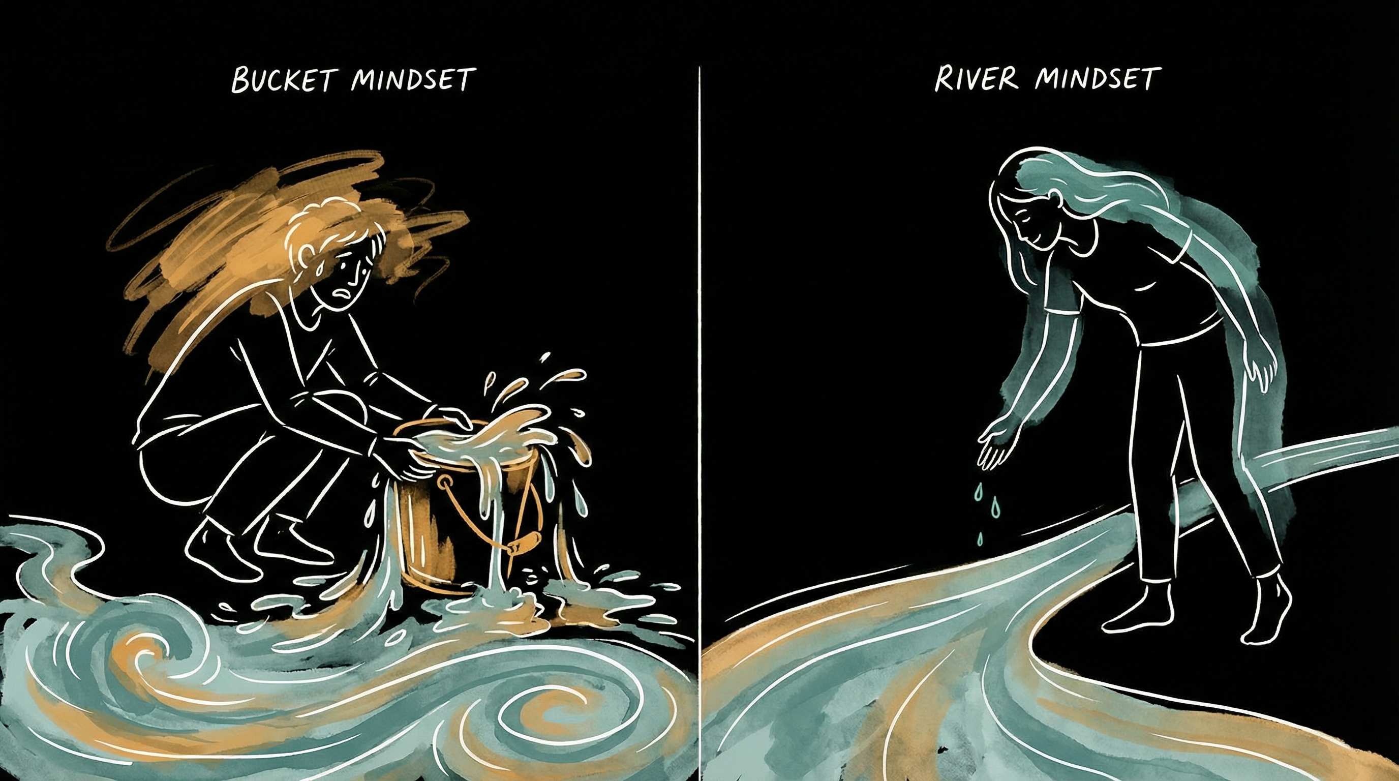 River vs Bucket Mindset